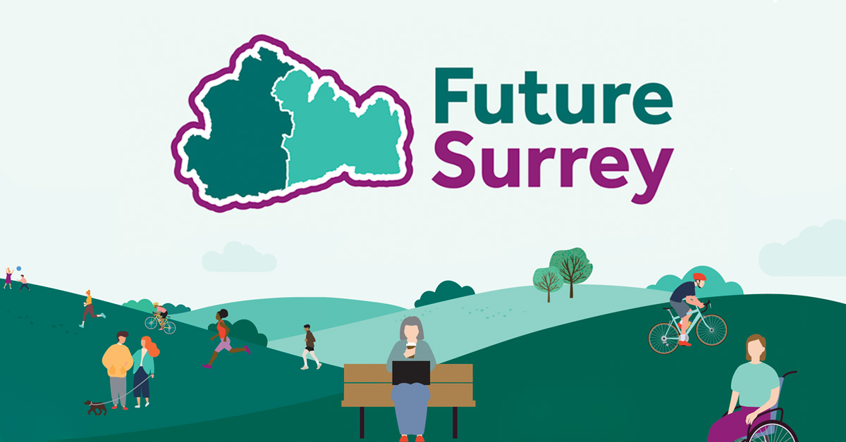 New Future Surrey branding