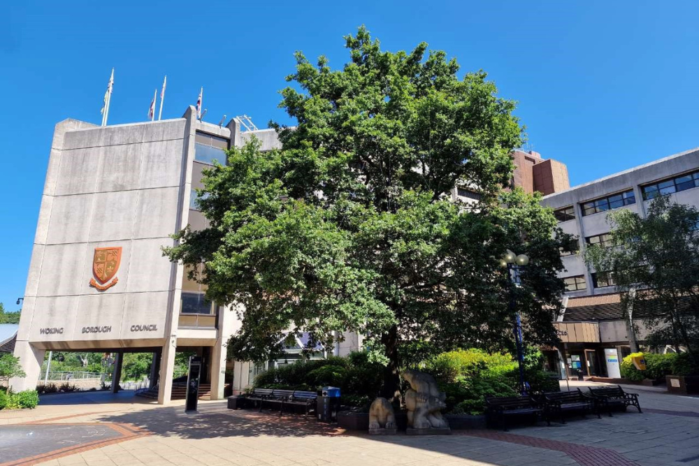 View of the council offices