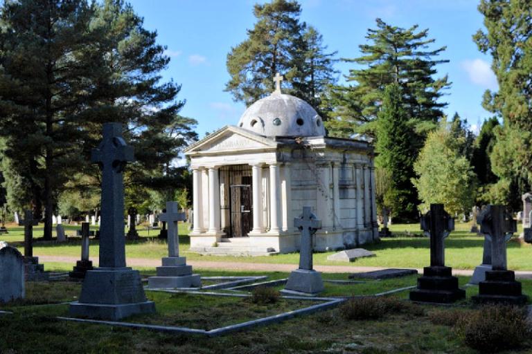 Brookwood Cemetery's Grade 2 Listed Columbarium, which was designed to be a mausoleum of the 5th Earl Cadogan.
