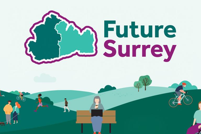 New Future Surrey branding