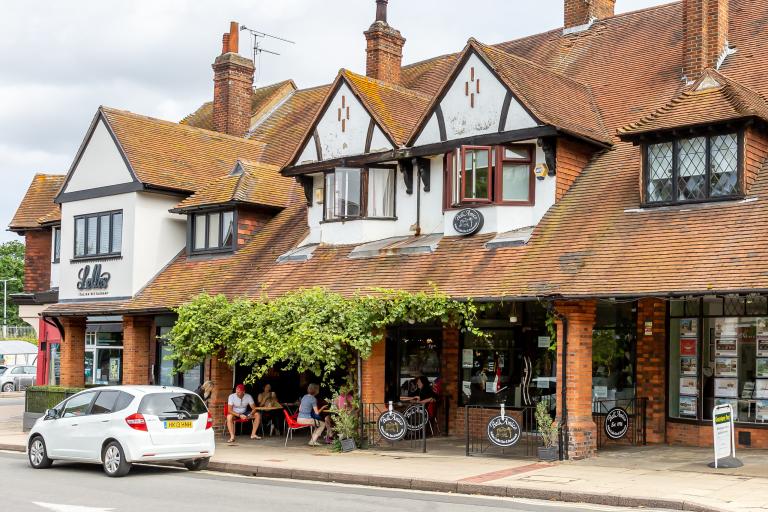 Shops along the High Street