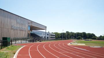 Running track at Woking Sportsbox