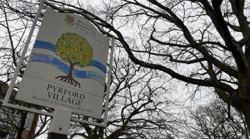 Pyrford village sign